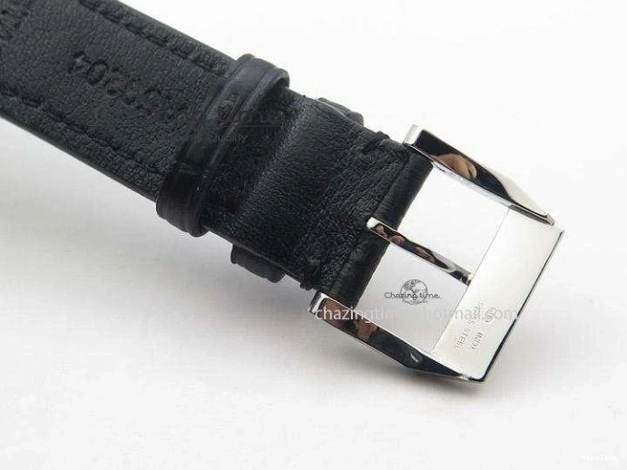 MIROTIME 0215 Soft Pilot Chrono 3777 43mm ZF 1:1 Best Edition Black Dial On Black Leather Strap A 7360